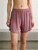 Pantalones Cortos de Modal para Mujer con Costillas y Borde de Volantes, Nuevos de Verano, Transpirables, Delgados y Cómodos, Sueltos para Casa