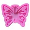 Molde de silicona para llavero de mariposa hueca, molde de epoxi para colgante de coche, molde de galleta de chocolate, disponible