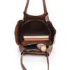 Bolso Tote de Gran Capacidad para Mujer con Neceser a Juego, Bolso de Hombro Impermeable de Piel Sintética para el Trabajo y Viajes