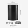 Aleación de Aluminio Lata de Té Pequeña Portátil Caja de Té de Viaje Lata de Té Metal Mini Acero Inoxidable Sellada Caja de Empaque de Té