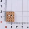Serie de Galletas de Ojos Grandes con Temática de Comida Accesorios de Resina DIY para Fundas de Teléfono, Zuecos, Imanes de Refrigerador y Materiales para Accesorios de Cabello