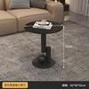 Mesa de Centro de Ardósia Creme de Luxo Leve para Sala de Estar Apartamento Pequeno Moderno Combinação Sofá Sala de Estar Mesa de Centro Oval Luxo