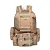 Mochila de Montanhismo Resistente Acamo 55L Mochila de Caminhada Leve Mochila Tática para Exterior Respirável e Expansível