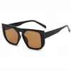 Gafas de sol para mujer de estilo nuevo europeo y americano con montura grande, de venta popular en internet transfronteriza, protección solar, bloqueo UV, gafas de sol unisex