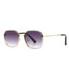 Gafas de sol estrechas retro modernas europeas y americanas Gafas de sol INS de alta gama para mujer Gafas de sol de moda versátiles 2A182