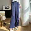 Pantalones Casuales Jacquard Nuevo Estilo Nacional Chino Transfronterizos Textura Plisada Pierna Recta Pantalones Delgados Nuevos Primavera y Otoño Retro para Mujer