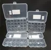 Caja de almacenamiento de huevos transparente con múltiples compartimentos y tapa abatible, caja para huevos de refrigerador de cocina, estante para huevos, bandeja para huevos, compartimento para huevos RS-800107