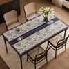 Mantel de Mesa Lujo Ligero Alto Sentido Impermeable y Resistente al Aceite Mantel de Mesa de Cuero PVC Resistente a la Suciedad Desechable Protector de Escritorio de Mesa de Café