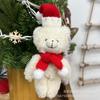 Bolsa de Rede Fofa de Urso Blush Conjunta de Natal Transfronteiriça Acessórios de Roupa Fofos Pingente de Boneca de Urso