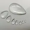 Gran Venta Cristal Artificial Vidrio Accesorios para Joyería DIY Parche de Piedra de Tiempo Hemisferio Redondo Oval Gota de Agua Tarjeta de Color