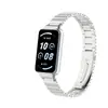 Adequado para Pulseira Honor Band 9, Conector de Metal de Liberação Rápida Honor Band 9, Pulseira de Aço Inoxidável com Elo de Bambu Sólido de Grão Único