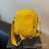 Nuevo Bolso Cuadrado Pequeño de Color Sólido 205 Nuevo Bolso de Lona Lavada Estilo Japonés de Un Hombro para Teléfono Bolso Cruzado Versátil Casual para Mujer