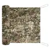 Red de camuflaje 3D transpirable resistente a los arañazos, red de ocultación táctica para observación de aves y fotografía, red para protección solar exterior, red decorativa de selva con corte semicircular