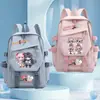Mochila de mercancía del anime Magical Girl Madoka Magica Kuubi, con Madoka Kaname y Akemi Homura, una mochila escolar estilo 2D para niñas
