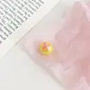 Cuentas Acrílicas con Agujero Recto, Dulces de Gelatina de Colores, Cuentas Redondas para Cadenas de Teléfono, Accesorios para el Cabello, Manualidades con Cuentas, Cuentas Sueltas, Accesorios