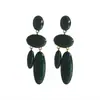 E15393 Nuevo Estilo Retro Color Sólido Aceite Goteado Esmalte Gota de Agua Borla Pendiente Pendientes Estilo Suave Accesorios de Pendientes para Mujeres