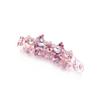 Pinza de plátano de acetato, pinza para coleta, accesorios elegantes para el cabello, horquilla vertical grande, horquilla de flor de cristal de pedrería, tocado, transfronterizo