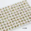 Rinestones Geométricos en Forma de Corazón para Uñas Dongzhou 6*5.3mm Accesorios para Pendientes DIY Corazón de Melocotón Brillante Decoraciones de Uñas Portátiles