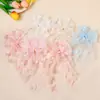 Pinza para el pelo con lazo para niños Accesorios para el pelo de niña Tocado Malla de cinta de doble capa con lazo 3D Pinza para el pelo de fotografía