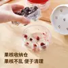 Venta Directa de Fábrica Descorazonador de Cerezas, Descorazonador de Frutas de 7 Agujeros para Cerezas, Suministro Especial Transfronterizo Herramienta Descorazonadora Tipo Empuje