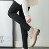 Leggings negros transparentes color piel transfronterizos talla grande falsos transparentes de una pieza otoño e invierno para exterior más grasa aumento azafata pantimedias grises