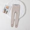 Leggings infantis inverno engrossado desgaste exterior meninas meia-calça forrado de lã todos os jogos bebê meias calças quentes algodão