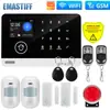 Bestseller transfronteiriço Tuya APP WiFi GSM sistema de alarme anti-roubo para casa inteligente segurança