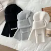 Bufanda de Mezcla de Lana de Color Sólido, Nuevo Estilo Otoño e Invierno 2026, para Estudiantes Mujeres, Estilo Coreano, Sencilla y Versátil, Bufanda Cálida para Cuello de Pareja