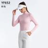 Camiseta de manga larga para mujer de PGM, ropa de golf, camiseta de fondo, otoño e invierno, camiseta de cuello alto para mujer, suave y cómoda