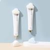 Soporte de pasta de dientes para pared sin perforaciones exprimidor de pasta de dientes para pared estante de almacenamiento para pared de baño gancho de almacenamiento para limpiador facial