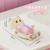 Plato de jabón con lazo Escurridor Estante de almacenamiento para baño del hogar Dormitorio de alto valor Sin acumulación de agua Caja de jabón linda