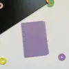 Página Divisoria Morada de PP, Página Divisoria de Información Translúcida de 6 Páginas, Recambio de Hojas Sueltas de PP.
