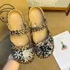 Zapatos de ballet con estampado de lunares estilo Ins, leopardo KT, accesorios para DIY, dijes de zapatos de moda y versátiles, hebillas decorativas para zapatos con agujeros
