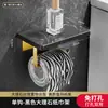 Porta-lenços de Mármore Elegante e Simples para Banheiro e Vaso Sanitário Rack de Armazenamento para Parede do Banheiro Fácil de Instalar Sem Perfuração