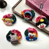 Diadema de Banda para el Cabello Trenzada de Color de Personaje de Dibujos Animados Diadema para Mujer Banda Elástica Alta Cuerda para Cola de Caballo Alta Banda de Goma Bola de Goma para Atar Adorno para la Cabeza