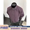 Chaqueta de vuelo deconstruida estilo americano para hombre, marca de tendencia 26 verano-otoño, chaqueta de béisbol corta elegante y holgada