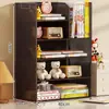 Estante de mesa, prateleira de armazenamento de mesa de estudo multicamadas, porta-livros e livros ilustrados infantis de grande capacidade