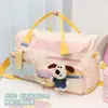 Bolsa de Viaje para Distancias Cortas Bolsa de Equipaje para Estudiantes Residenciales Escolares Ligera Portátil Bolsa de Almacenamiento de Viaje Funda Estuche con Ruedas Bolsa Grande Adicional