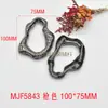 Fivelas Decorativas para Roupa de Banho Europeias e Americanas, Fivelas Especiais em Liga de Zinco, Acessórios para Roupas, Fivelas para Malas e Sapatos, Acessórios de Corrente, Fivelas de Metal com Cavalo em Liga de Zinco, Roupas