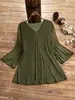 Exportación de Fábrica Fuente Talla Grande Ropa de Mujer Transfronteriza Holgada y Elegante Tallas Grandes Tops Venta de Liquidación Colección