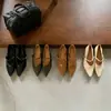 2026 Nuevos Zapatos Mary Jane de Otoño con Punta Fina, Hebilla Metálica y Aumento Interno de Altura para el Trayecto Diario, Zapatos Retro para Mujer