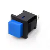 Interruptor de botón cuadrado DS-430 presionar en DS-431 presionar apagado de dos patas carcasa de plástico sin bloqueo interruptor de botón
