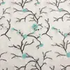 Tela plana bordada multicolor primavera y verano nuevo tejido suizo con lentejuelas para escenario vestido de moda para mujer en stock