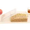 Caja de Empaque Rectangular de Acrílico Transparente Estilo Beijing Tongrentang Gelatina de Piel de Burro Caja de Almacenamiento para el Hogar