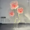 Flor Grande Flor Gigante Flor de Rede de Seda Adereços de Casamento Decoração de Janela Layout de Passarela Fundo de Transmissão ao Vivo Flor Artificial Flor Guia