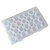 Caja de Almacenamiento de Decoraciones de Uñas de Plástico Caja de Almacenamiento para Artículos Pequeños 7 Filas 28 Compartimentos Caja de Strass para Decoración de Uñas Caja de Compartimentos Combinada