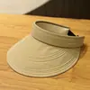 Visera Sombrero de Sol Nuevo Estilo 2025 para Mujer, Sombrero Transpirable con Protección Solar, Versátil Sombrero de Sol para Deportes al Aire Libre y Ciclismo