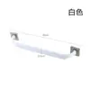 Barra de toalla sin perforaciones para baño, doble barra extendida, toallero de pared, barra única para inodoro, estante de almacenamiento para pantuflas
