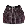 Bolso de cubo de estilo dulce de moda transfronterizo para mujer, nuevo modelo de verano 2026, bolso de hombro con cadena adornada con diamantes, bolso cruzado de moda
