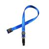 Cordão de Poliéster 15mm de Largura para Crachá de Trabalho com Logotipo, Fivela de Segurança Multifuncional 7721